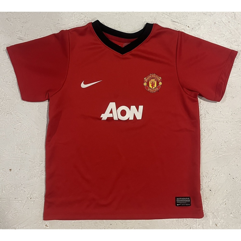 MANCHESTER UNITED 2013 2014 HOME FOOTBALL SHIRT SOCCER JERSEY Size Youth XL Boys